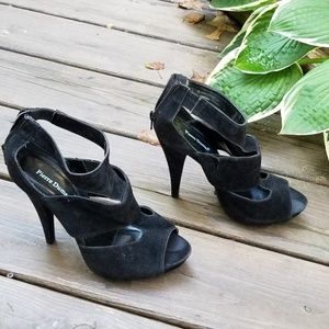 Strappy Black Heels